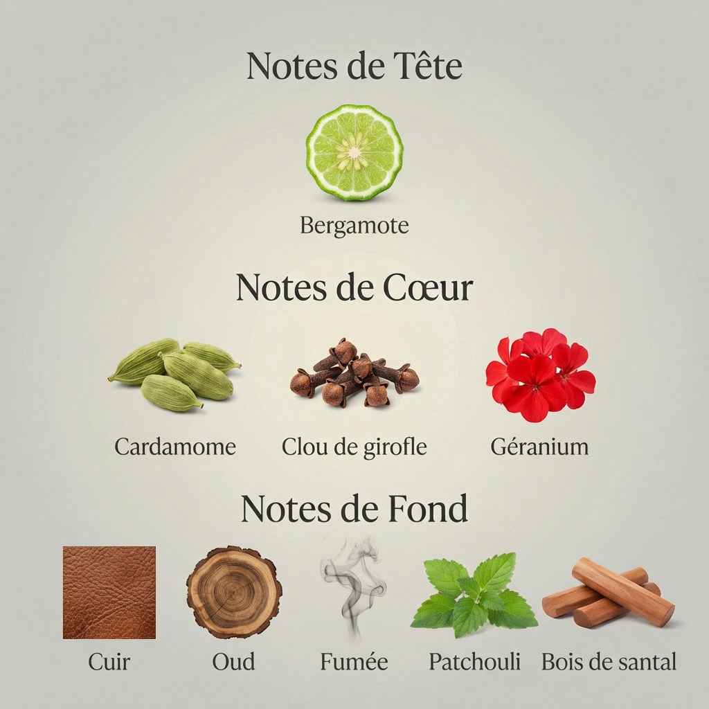 Parfum Leather Oud unisexe